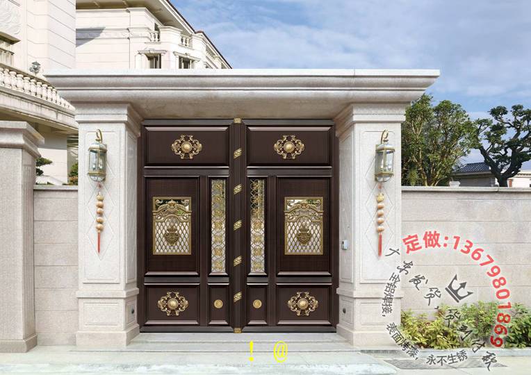 别墅大门_铝艺大门_庭院大门_乡村大门_住宅大门_院子大门